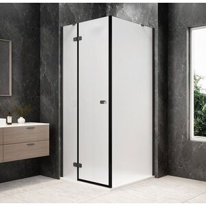 POLYSAN GLOBE GUN METAL čtvercový sprchový kout 900x900, matné sklo, levé GB1090-3315MLGM obraz