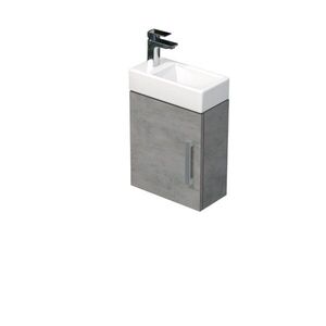 Koupelnová skříňka s umyvadlem SAT Cube Way 40x47, 5x20 cm beton mat CUBE320401DBE CUBE320401DBE obraz