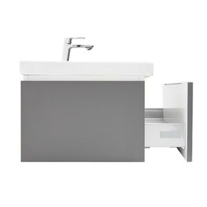 Koupelnová skříňka s umyvadlem SAT Feel 120x30x44, 8 cm antracit mat SATFEEL120ANTU4BA SATFEEL120ANTU4BA obraz
