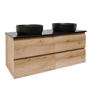 Koupelnová skříňka s krycí deskou SAT B-Way 119x50x45 cm dub mat BWAY2120OAKTK BWAY2120OAKTK obraz