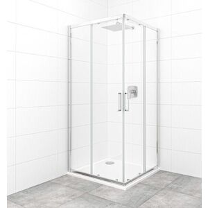 Sprchový kout čtverec 90x90 cm SAT TEX SATBKTEXQ90CRT SATBKTEXQ90CRT obraz
