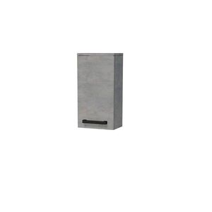 Koupelnová skříňka nízká s černou úchytkou SAT Cube Way 32, 5x63x20 cm beton mat CUBE3CH32BE CUBE3CH32BE obraz