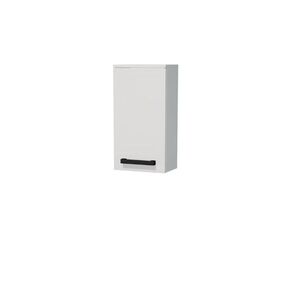 Koupelnová skříňka nízká s černou úchytkou SAT Cube Way 32, 5x63x20 cm bílá lesk lesk/mat CUBE3CH32BL CUBE3CH32BL obraz