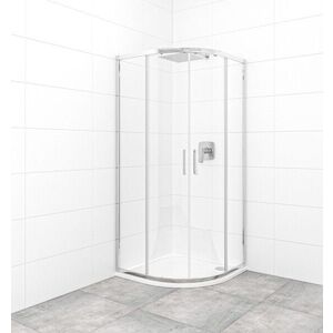 Sprchový kout čtvrtkruh 80x80 cm SAT TEX SATBKTEXS80CRT SATBKTEXS80CRT obraz