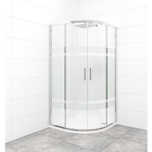 Sprchový kout čtvrtkruh 90x90 cm SAT TEX SATBKTEXS90CRS SATBKTEXS90CRS obraz