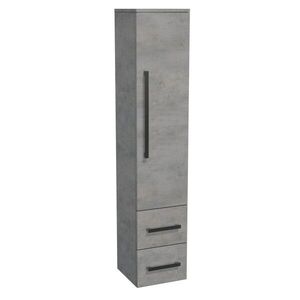 Koupelnová skříňka vysoká SAT Cube Way 35x163x33 cm beton CUBE3CHV35BE CUBE3CHV35BE obraz
