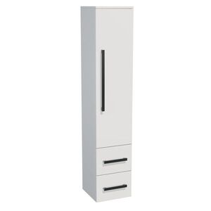 Koupelnová skříňka vysoká SAT Cube Way 32, 5x163x33 cm bílá lesk CUBE3CHV35BL CUBE3CHV35BL obraz