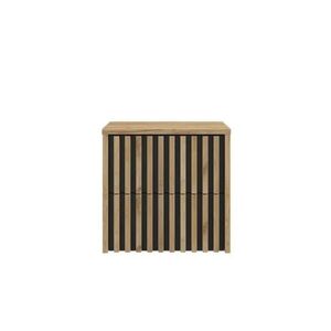 Koupelnová skříňka s krycí deskou SAT Delano 60x56x45 cm dub mat DELANO60ZDCDE DELANO60ZDCDE obraz