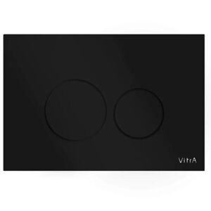 Ovládací tlačítko VitrA Vetro skleněné černé 740-1601 740-1601 obraz