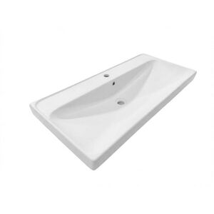 Nábytkové umyvadlo SAT Brevis 101x47, 5 cm otvor pro baterii uprostřed SATBRE10046 SATBRE10046 obraz