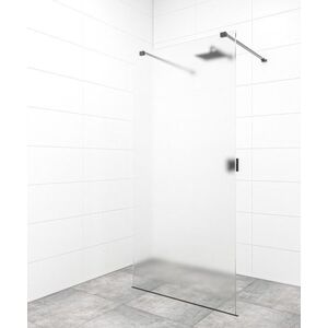 Sprchová zástěna Walk-in 80 cm SAT v barvě profilu černá SATBWI80MSZAVC SATBWI80MSZAVC obraz