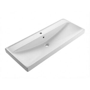 Nábytkové umyvadlo SAT Brevis 121x47, 5 cm otvor pro baterii uprostřed SATBRE12046 SATBRE12046 obraz