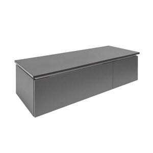 Koupelnová skříňka s krycí deskou SAT Feel 120x30x46 cm antracit mat SATFEEL2120ANTD SATFEEL2120ANTD obraz