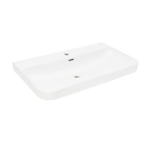 Nábytkové umyvadlo SAT Fusion 81x46 cm otvor pro baterii uprostřed SATFUS8046 SATFUS8046 obraz