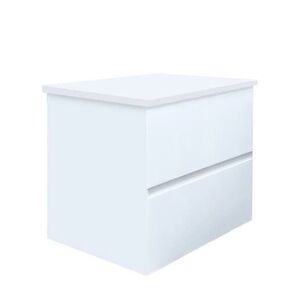 Koupelnová skříňka s krycí deskou SAT B-Way 59x50x45 cm bílá lesk BWAY260WDESK BWAY260WDESK obraz