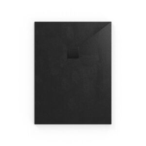 Sprchová vanička SAT Alek 100x90 cm litý mramor černá SATALEK10090 SATALEK10090 obraz