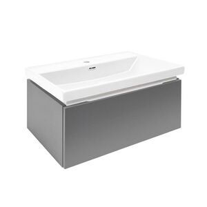 Koupelnová skříňka s umyvadlem SAT Feel 60x30x44, 8 cm antracit mat SATFEEL60ANTU4 SATFEEL60ANTU4 obraz