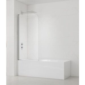 Vanová zástěna SAT 150x75 cm chrom SATVZUNIKCRT75 SATVZUNIKCRT75 obraz
