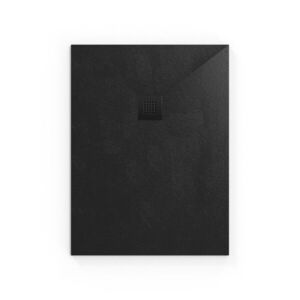 Sprchová vanička obdélníková SAT Alek 120x90 cm litý mramor černá SATALEK12090 SATALEK12090 obraz
