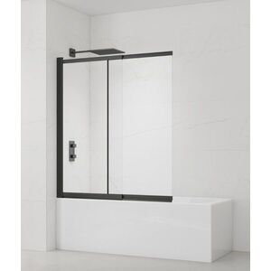 Vanová zástěna SAT Vision 140x120 cm černá SATVZVI120CT SATVZVI120CT obraz