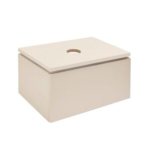Koupelnová skříňka s krycí deskou SAT Feel 60x30x46 cm pískově béžová mat SATFEEL60BED SATFEEL60BED obraz