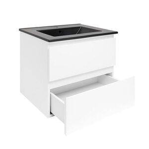 Koupelnová skříňka s umyvadlem SAT B-Way 59x50x45 cm bílá lesk BWAY260WU4B BWAY260WU4B obraz