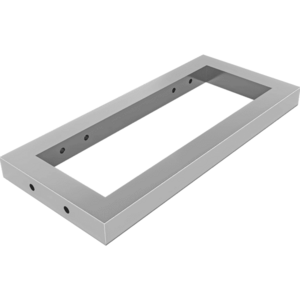 CERANO Podpěrná konzole pod desku nerez chrom 3x18, 5x39, 5 CER-8050BD7631 obraz