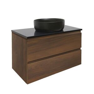 Koupelnová skříňka s krycí deskou SAT B-Way 79x50x45 cm ořech mat BWAY280NUTZ BWAY280NUTZ obraz