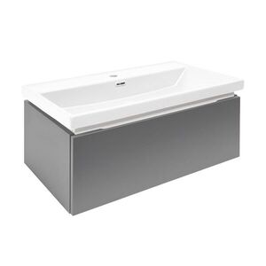 Koupelnová skříňka s umyvadlem SAT Feel 80x30x44, 8 cm antracit mat SATFEEL80ANTU4 SATFEEL80ANTU4 obraz
