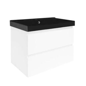 Koupelnová skříňka s umyvadlem SAT B-Way 79x50x45 cm bílá lesk BWAY280WU1B BWAY280WU1B obraz