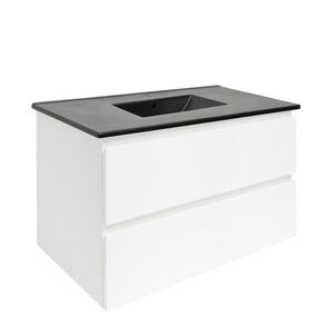 Koupelnová skříňka s umyvadlem SAT B-Way 79x50x45 cm bílá lesk BWAY280WU4B BWAY280WU4B obraz