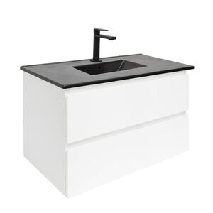 Koupelnová skříňka s umyvadlem SAT B-Way 79x50x45 cm bílá lesk BWAY280WU4B2B BWAY280WU4B2B obraz