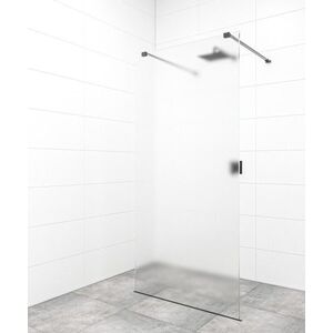 Sprchová zástěna Walk-in 90 cm SAT v barvě profilu černá SATBWI90MSZAVC SATBWI90MSZAVC obraz