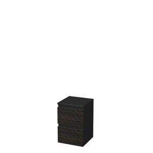 Koupelnová skříňka nízká SAT Cube Way 32, 5x51x33 cm hnědá mat CUBE3DN322ZHP CUBE3DN322ZHP obraz