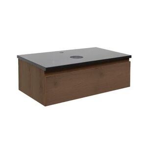 Koupelnová skříňka s technickým kamenem SAT B-Way 59x30x45 cm ořech mat BWAY60NUTTK BWAY60NUTTK obraz