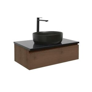 Koupelnová skříňka s umyvadlem SAT B-Way 59x30x45 cm ořech mat BWAY60NUTZUB BWAY60NUTZUB obraz
