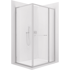CERANO Sprchový kout Versaro L/P 6 mm chrom, transparentní sklo 110x100 zasouvací CER-8050BD80309 obraz