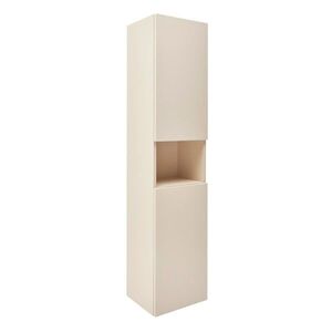 Koupelnová skříňka vysoká SAT Feel 36x165x32 cm béžová mat SATFEELV36BE SATFEELV36BE obraz