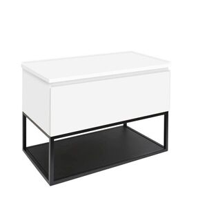 Koupelnová skříňka s krycí deskou SAT B-Way 59x57x45 cm bílá lesk BWAY60WDESK BWAY60WDESK obraz