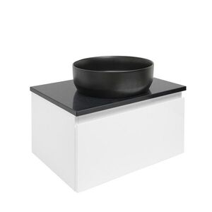 Koupelnová skříňka s krycí deskou SAT B-WAY 59x30x45 cm bílá lesk BWAY60WTK BWAY60WTK obraz