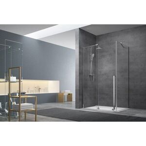Boční zástěna ke sprchovým dveřím 87, 5 cm SAT Walk-In Xmotion SATWIXMSTENA90CR SATWIXMSTENA90CR obraz