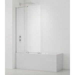 Vanová zástěna SAT Walk-In Xmotion 150x117, 5 cm chrom SATWIXMVZ150 SATWIXMVZ150 obraz