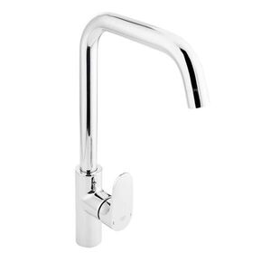Dřezová baterie SAT DARK s otočným ramínkem chrom SATBSDA280LCR SATBSDA280LCR obraz