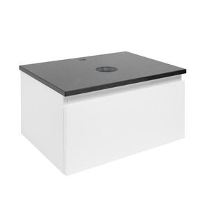 Koupelnová skříňka s krycí deskou SAT B-WAY 59x30x45 cm bílá lesk BWAY60WZ BWAY60WZ obraz