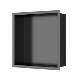 Vestavná polička SAT Aurum gun metal 33x33 cm SATAURN3030BGM SATAURN3030BGM obraz