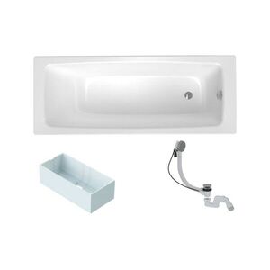 Obdélníková vana SAT Feel 150x70 cm smaltovaná ocel levá i pravá SATBVFEEL1503 SATBVFEEL1503 obraz