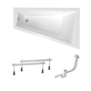 Asymetrická vana Laguna Idea Plus 160x100 cm akrylát pravá SIKOID1600PAPN SIKOID1600PAPN obraz