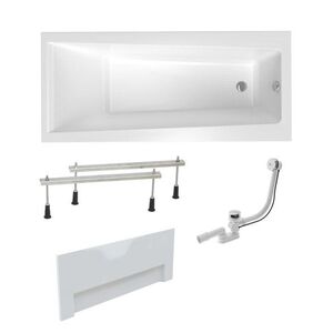 Obdélníková vana Laguna Idea Plus 170x75 cm akrylát levá i pravá SIKOID1700ANPC SIKOID1700ANPC obraz