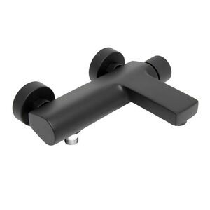 Vanová baterie SAT Evolution bez sprchového setu 150 mm černá matná SATBSEVO222C SATBSEVO222C obraz