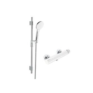 Sprchová baterie SAT Evolution se sprchovým setem 150 mm chrom SATBSEVO268SET SATBSEVO268SET obraz